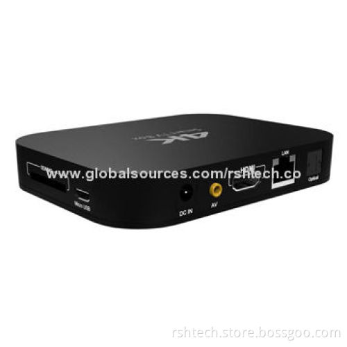 New Arrival Android 4.4 Amlogic S802 Quad-core TV Box, 2GB DDR3, 8GB NAND Flash, Supports 4K Player
